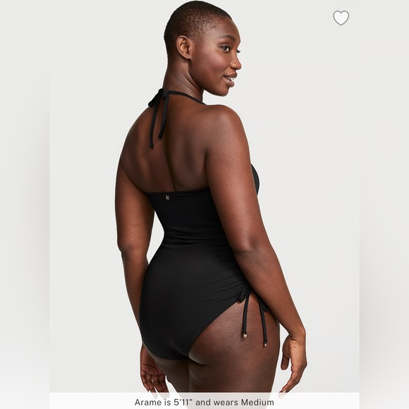 🆕 VICTORIA'S SECRET VS SWIM ESSENTIAL STRAPLESS RUCHED ONE-PIECE SWIMSUIT L - Picture 2 of 10